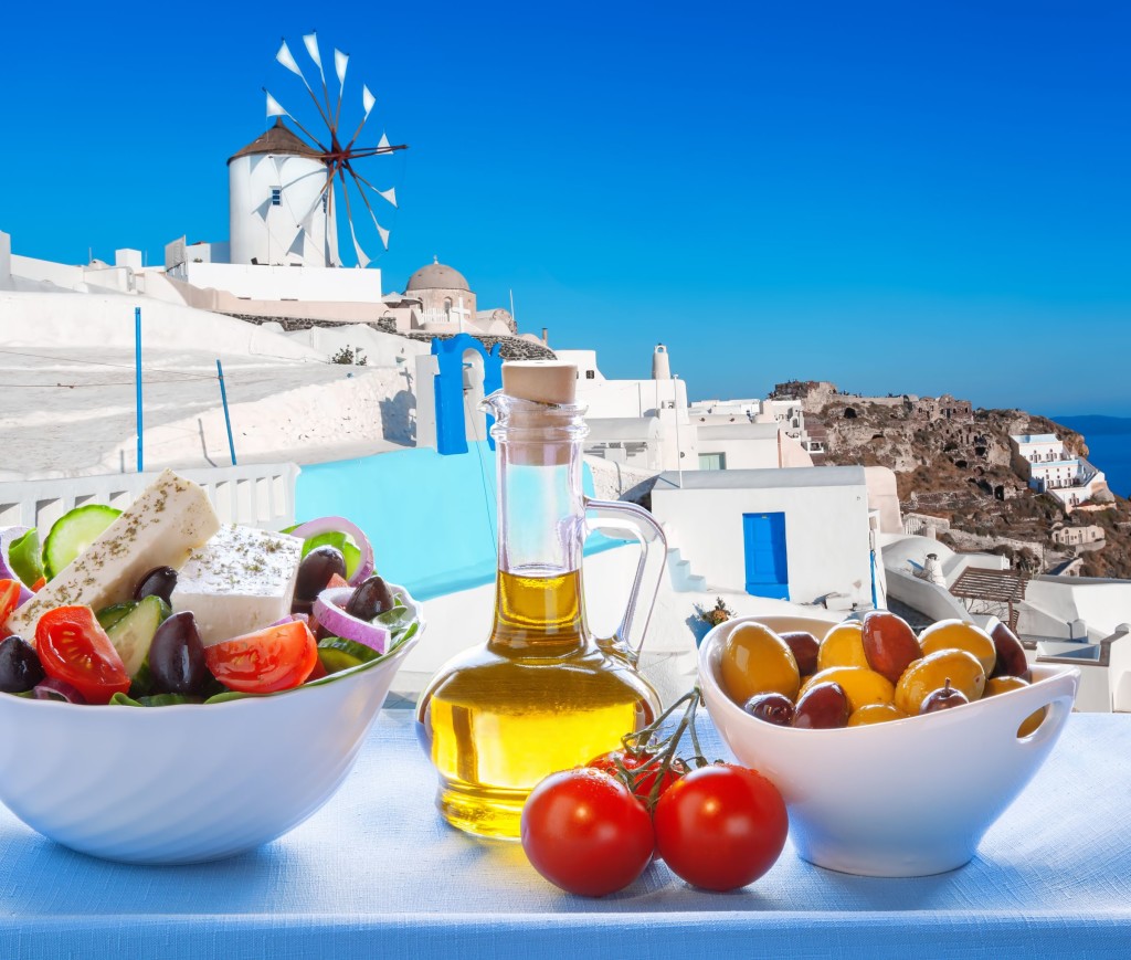 Santorini food
