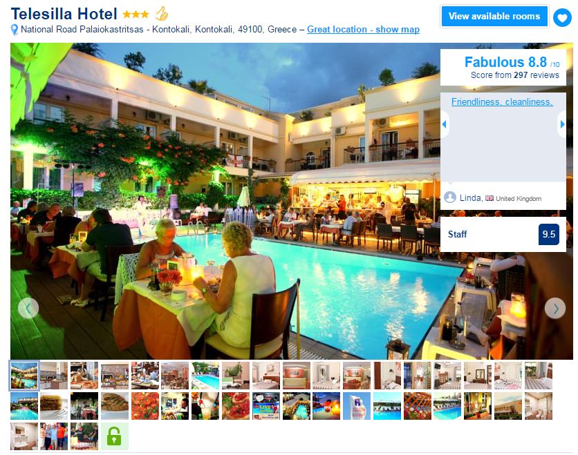 Telesilla hotel Krf