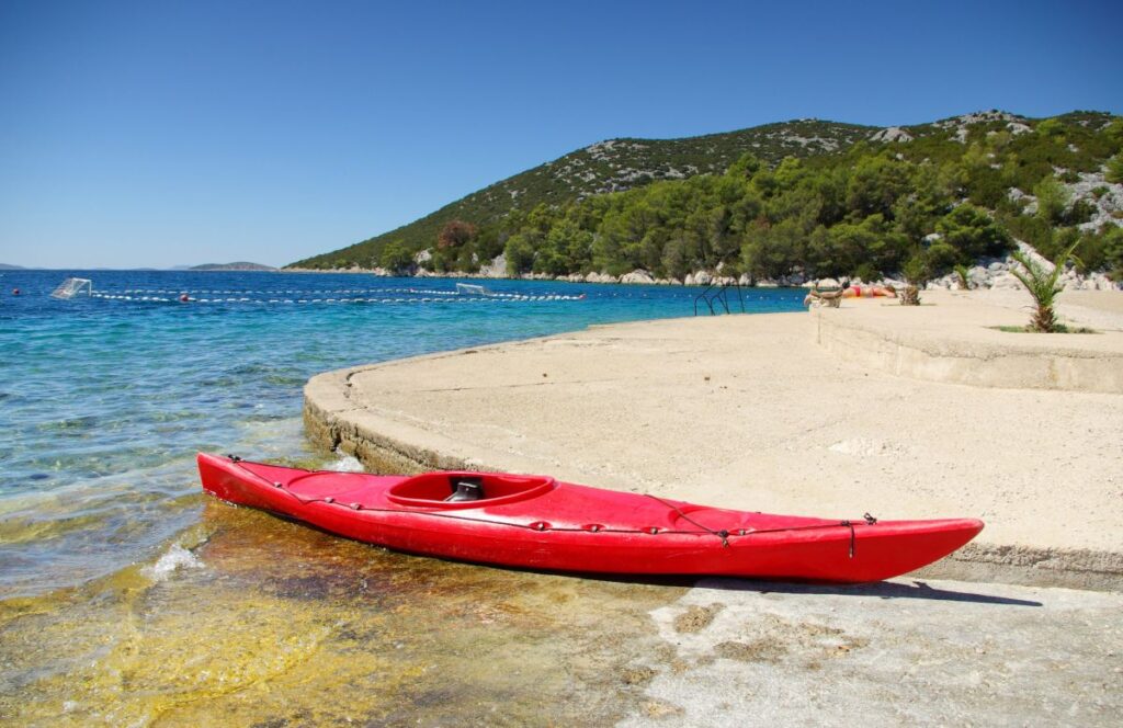 Croata tribunj beach